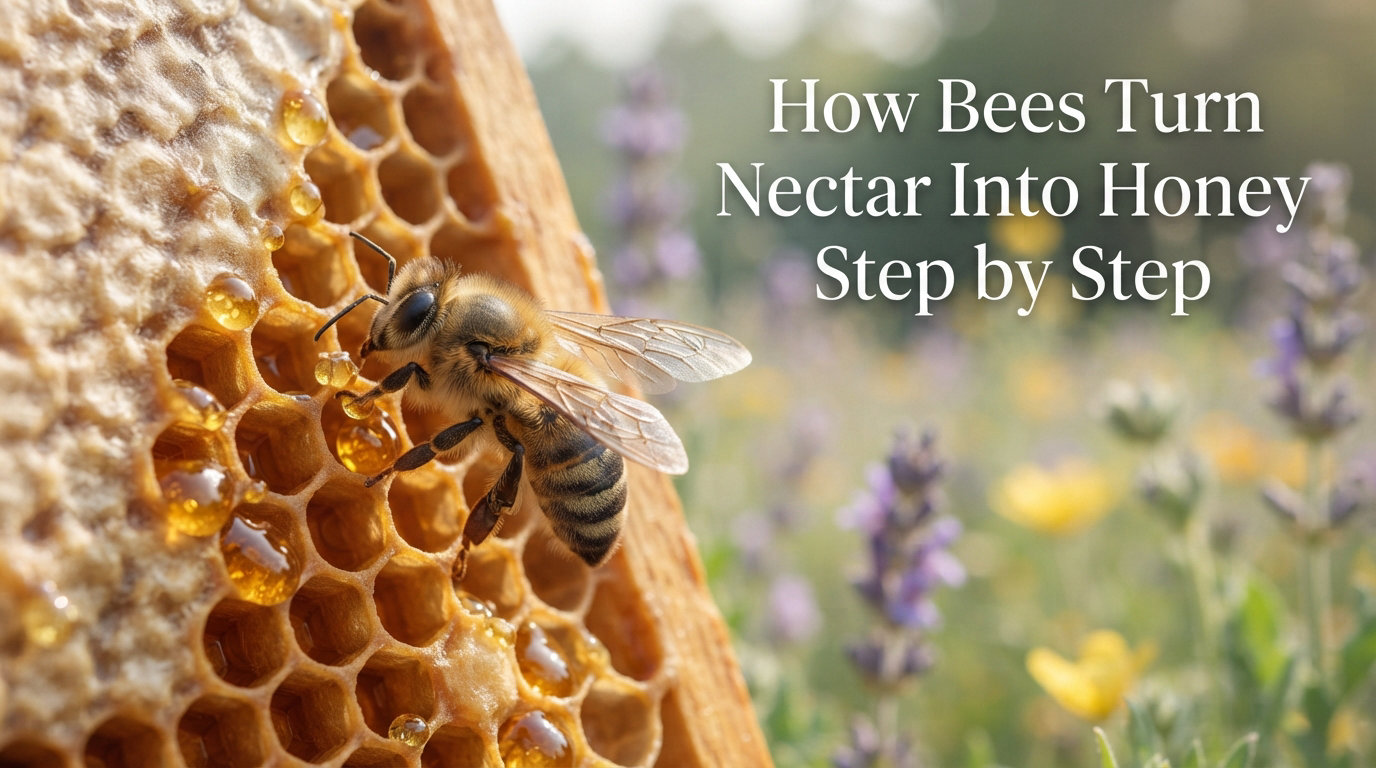 How Bees Turn Nectar Into Honey Step by Step