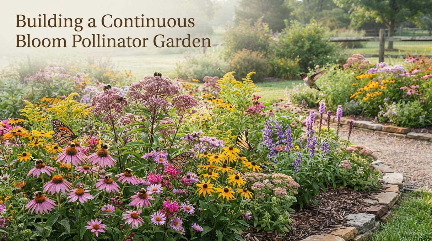 Building a Continuous Bloom Pollinator Garden