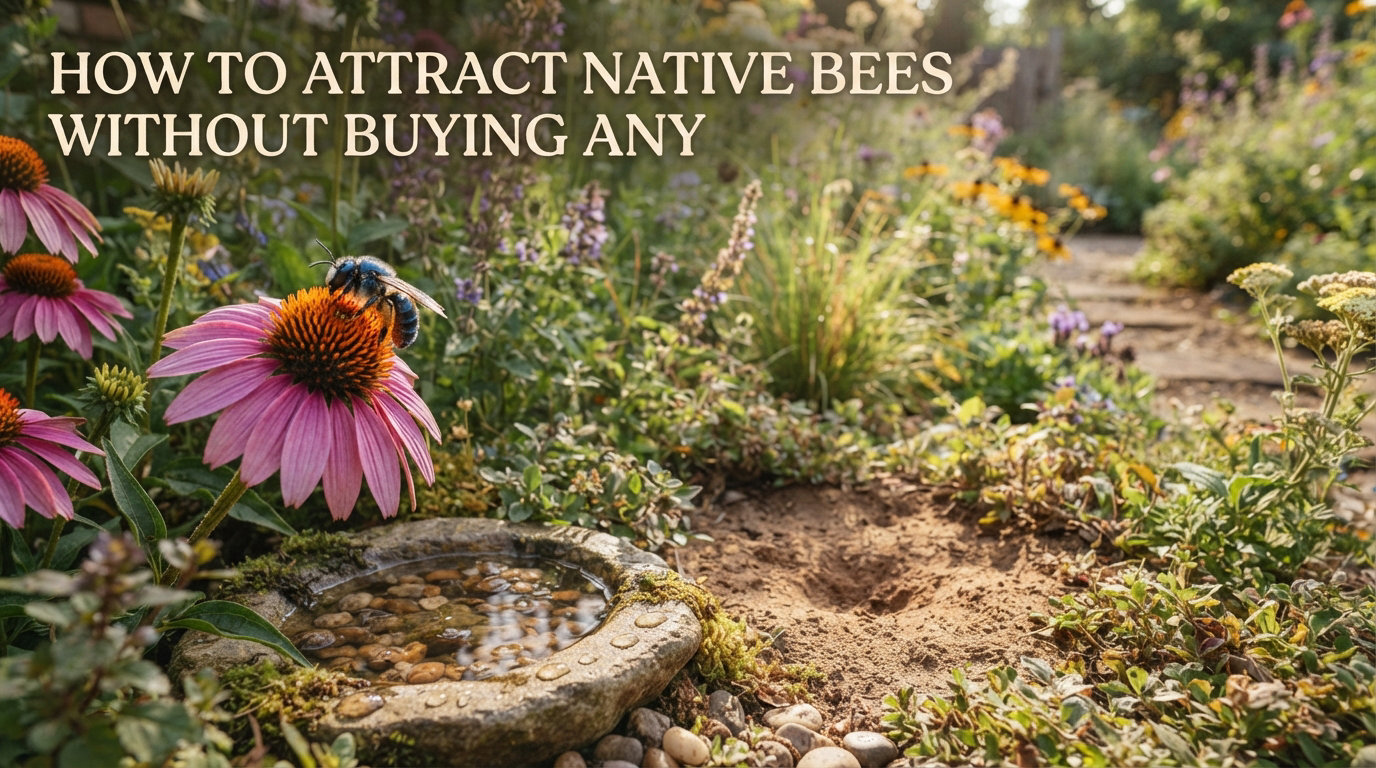 How to Attract Native Bees Without Buying Any
