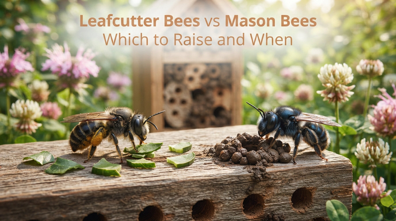 Leafcutter Bees vs Mason Bees Which to Raise and When