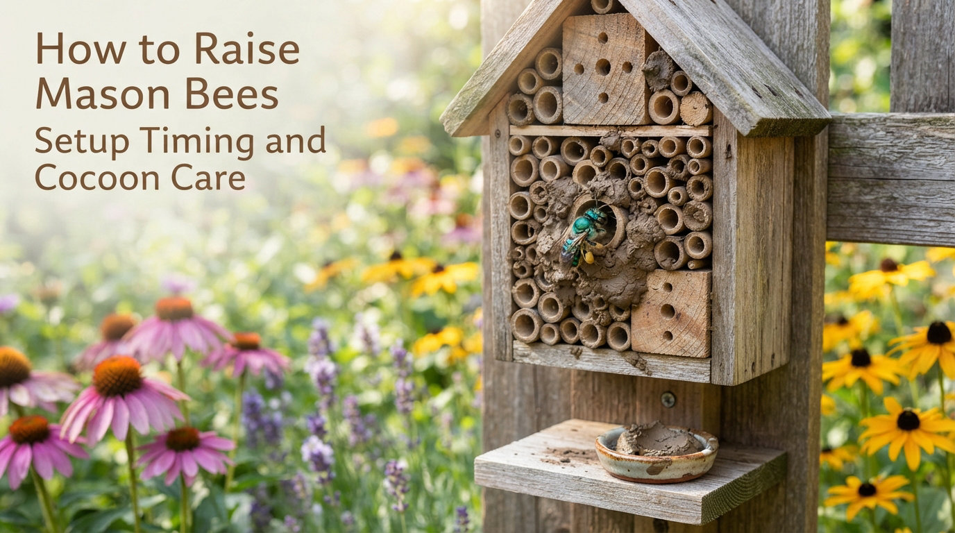 How to Raise Mason Bees Setup Timing and Cocoon Care