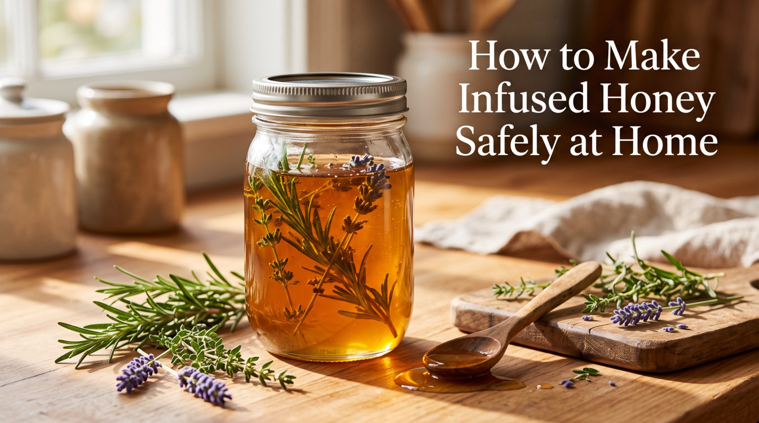 How to Make Infused Honey Safely at Home