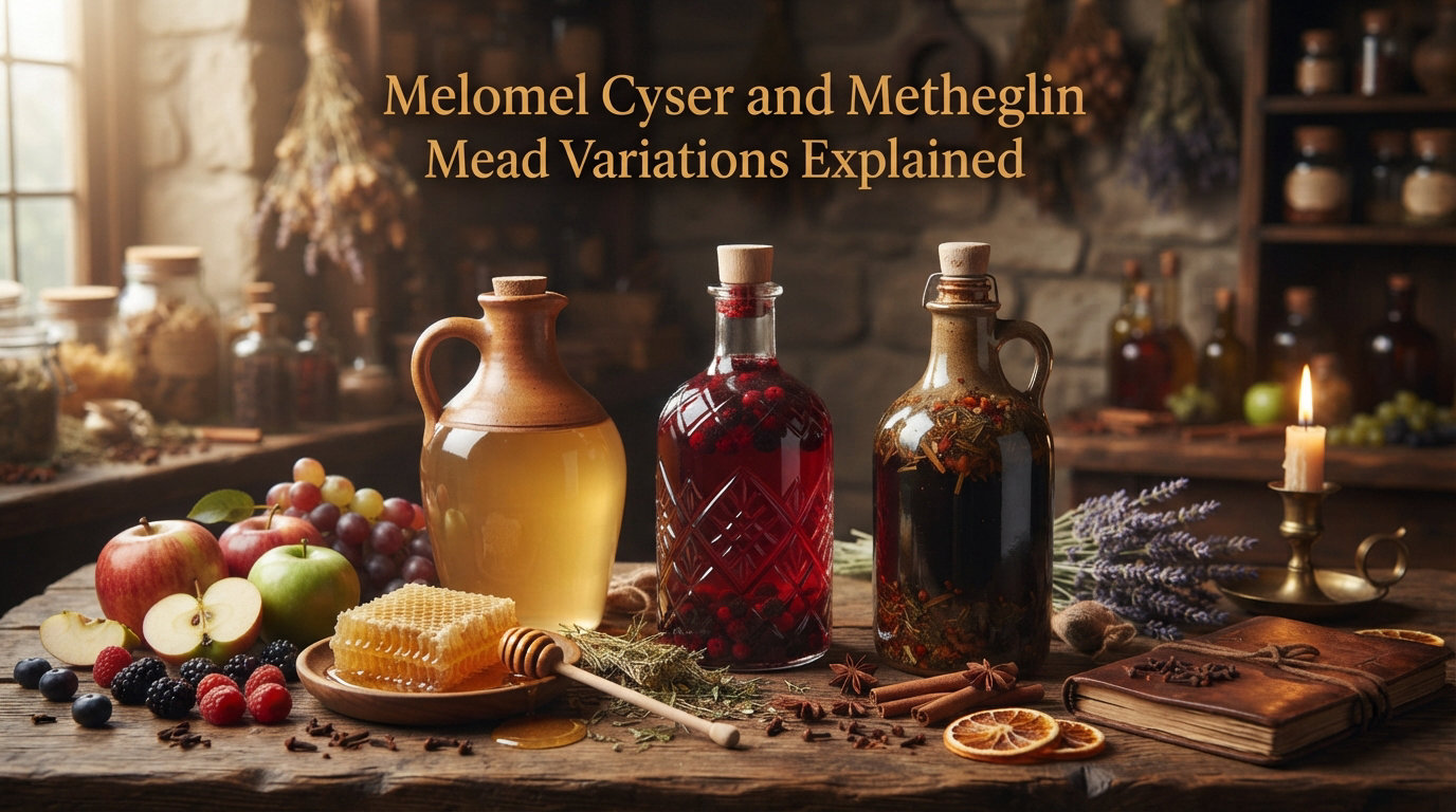 Melomel Cyser and Metheglin Mead Variations Explained