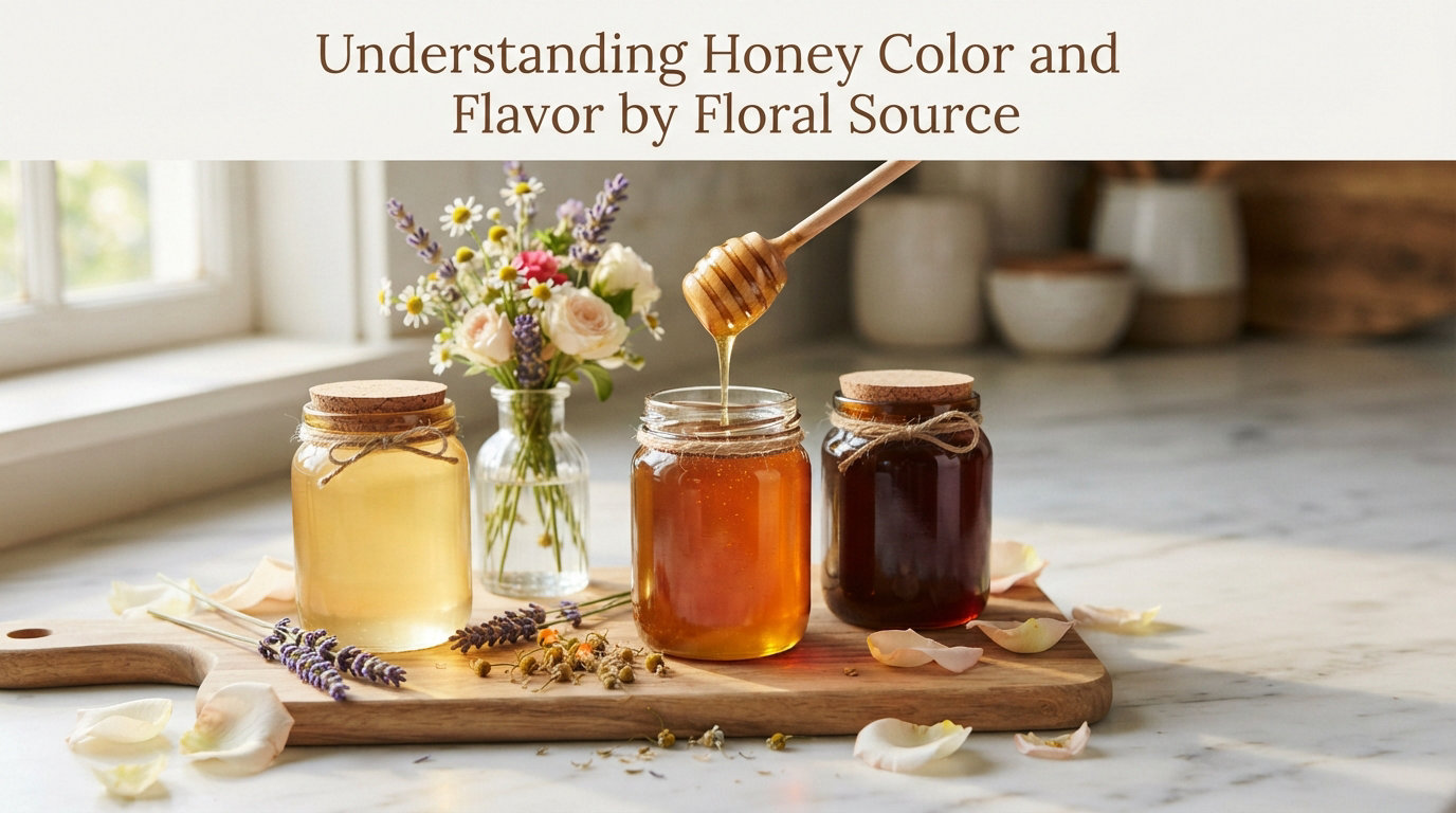 Understanding Honey Color and Flavor by Floral Source