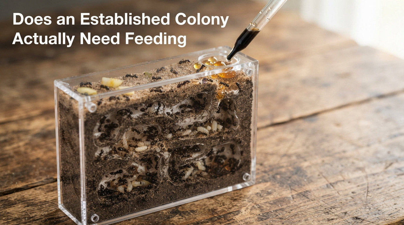 Does an Established Colony Actually Need Feeding