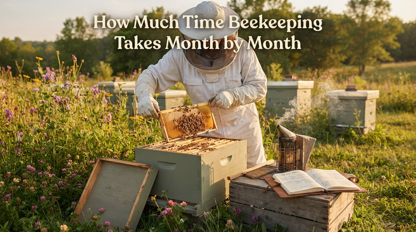 How Much Time Beekeeping Takes Month by Month