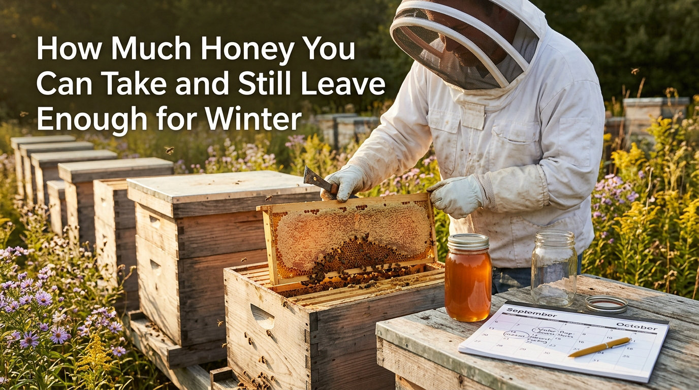 How Much Honey You Can Take and Still Leave Enough for Winter