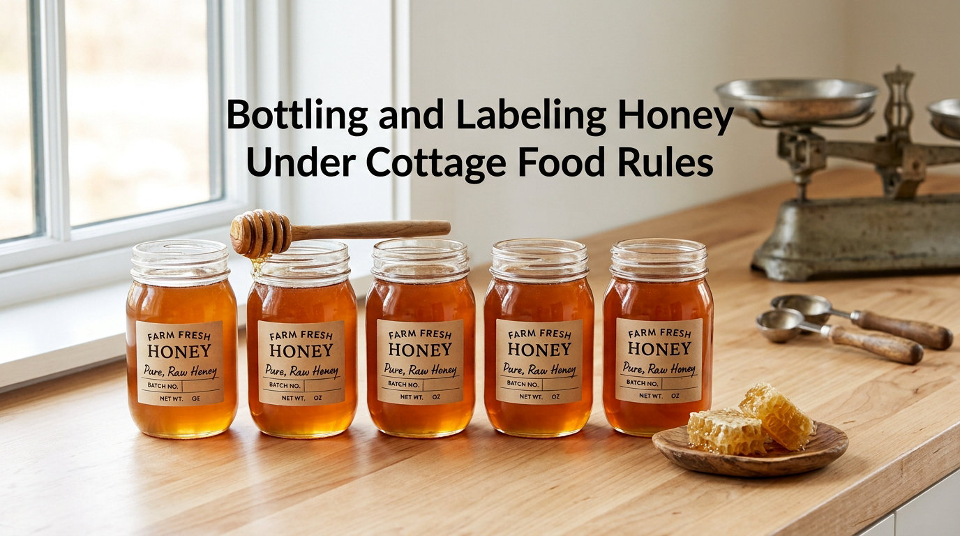 Bottling and Labeling Honey Under Cottage Food Rules