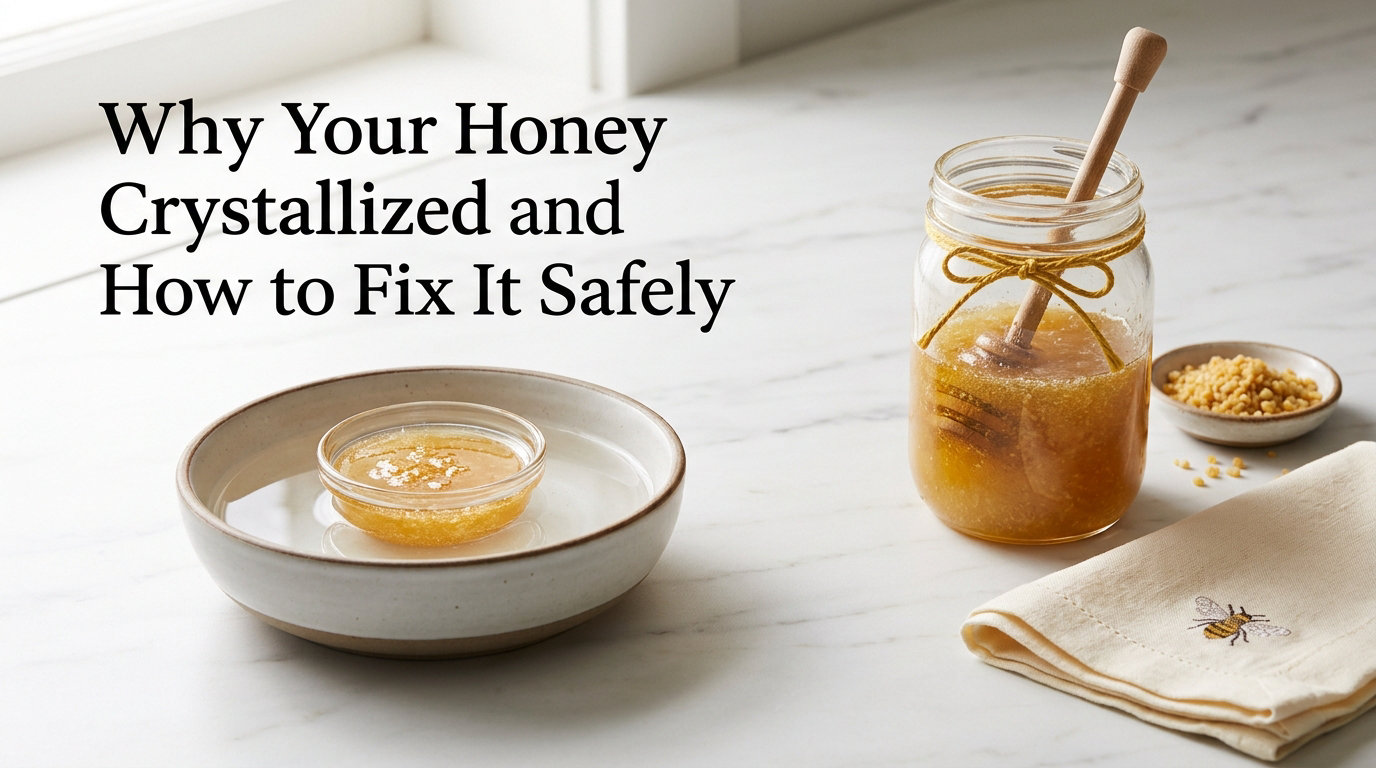 Why Your Honey Crystallized and How to Fix It Safely