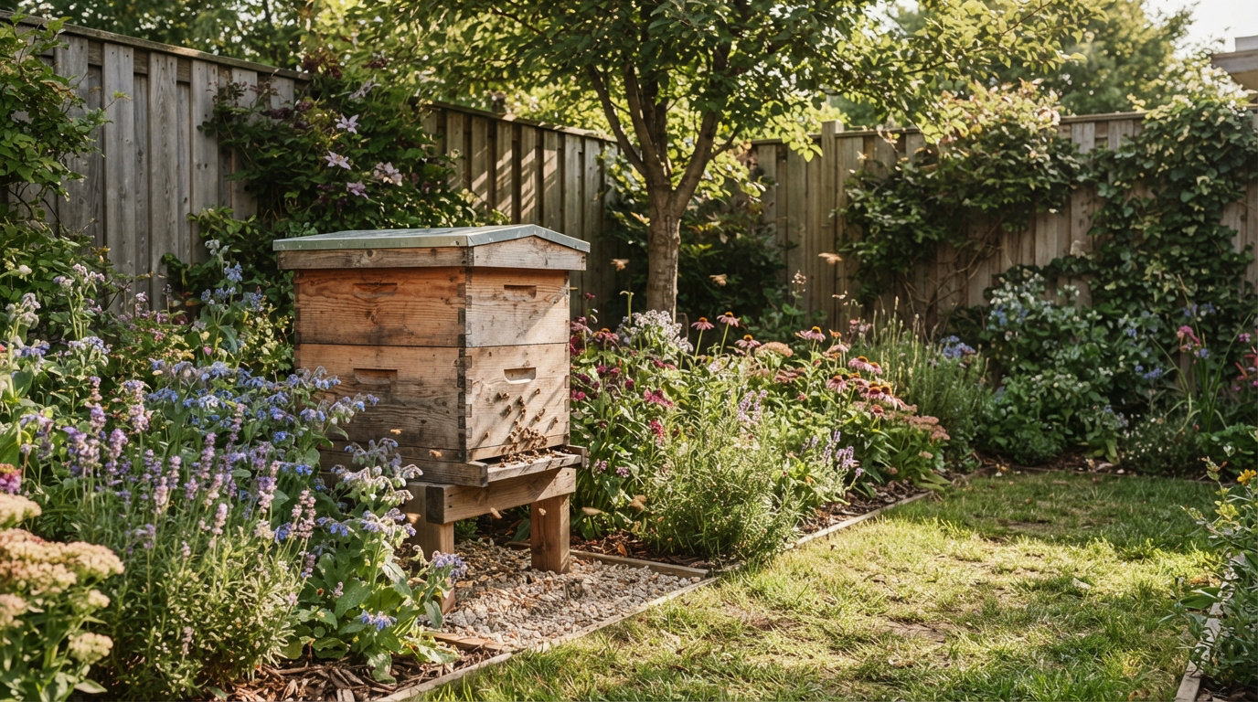 How to Choose a Hive Location in a Small Backyard