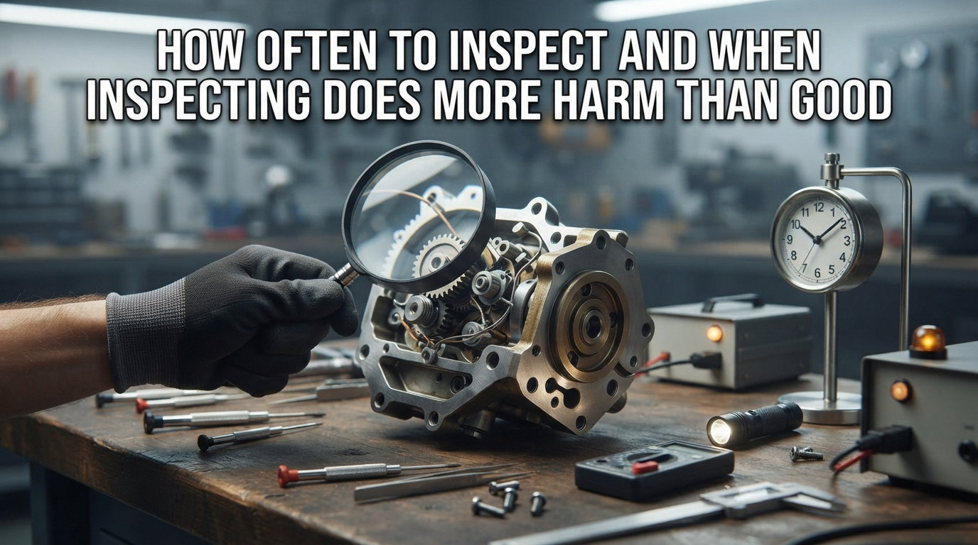 How Often to Inspect and When Inspecting Does More Harm Than Good