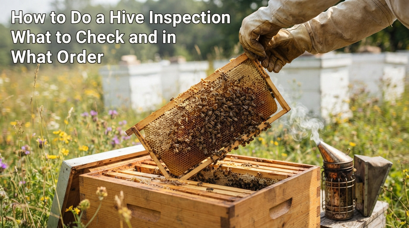 How to Do a Hive Inspection What to Check and in What Order