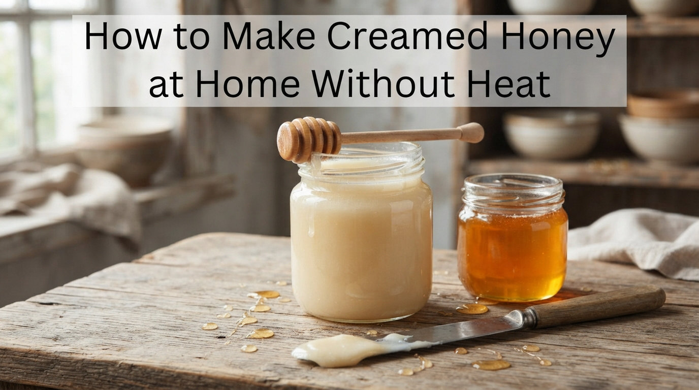 How to Make Creamed Honey at Home Without Heat