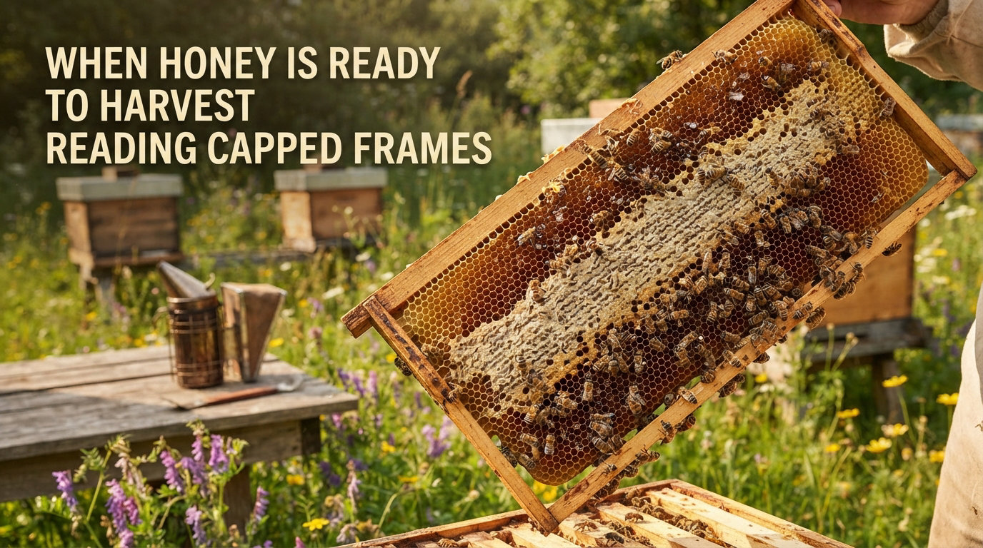 When Honey Is Ready to Harvest Reading Capped Frames