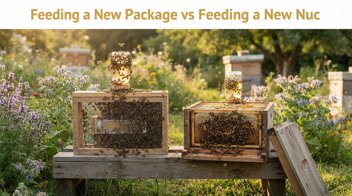 Feeding a New Package vs Feeding a New Nuc