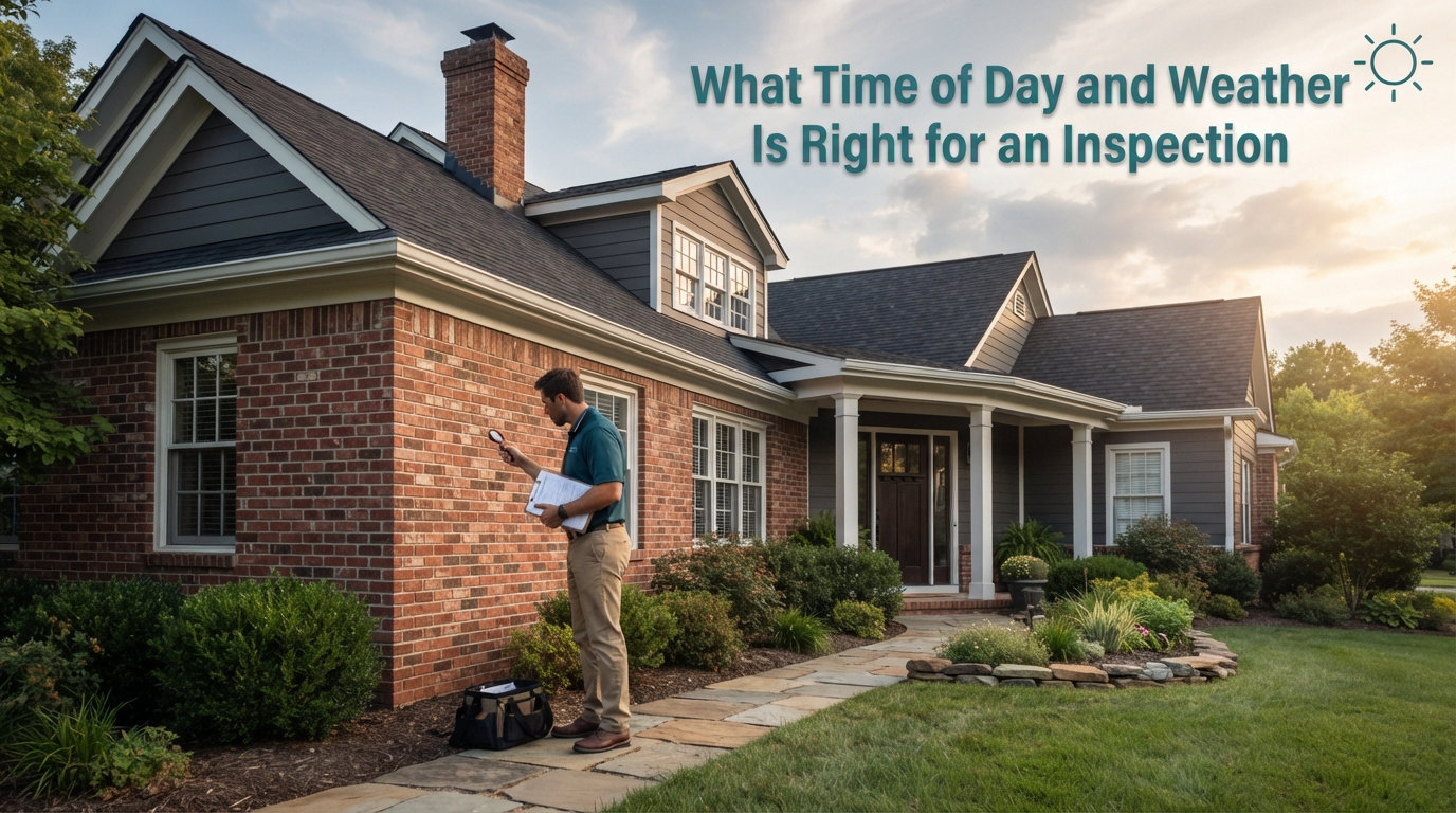 What Time of Day and Weather Is Right for an Inspection