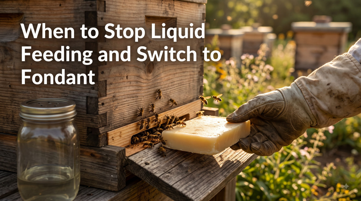 When to Stop Liquid Feeding and Switch to Fondant