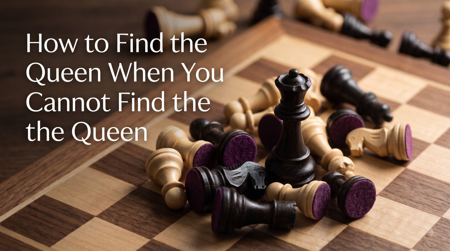 How to Find the Queen When You Cannot Find the Queen