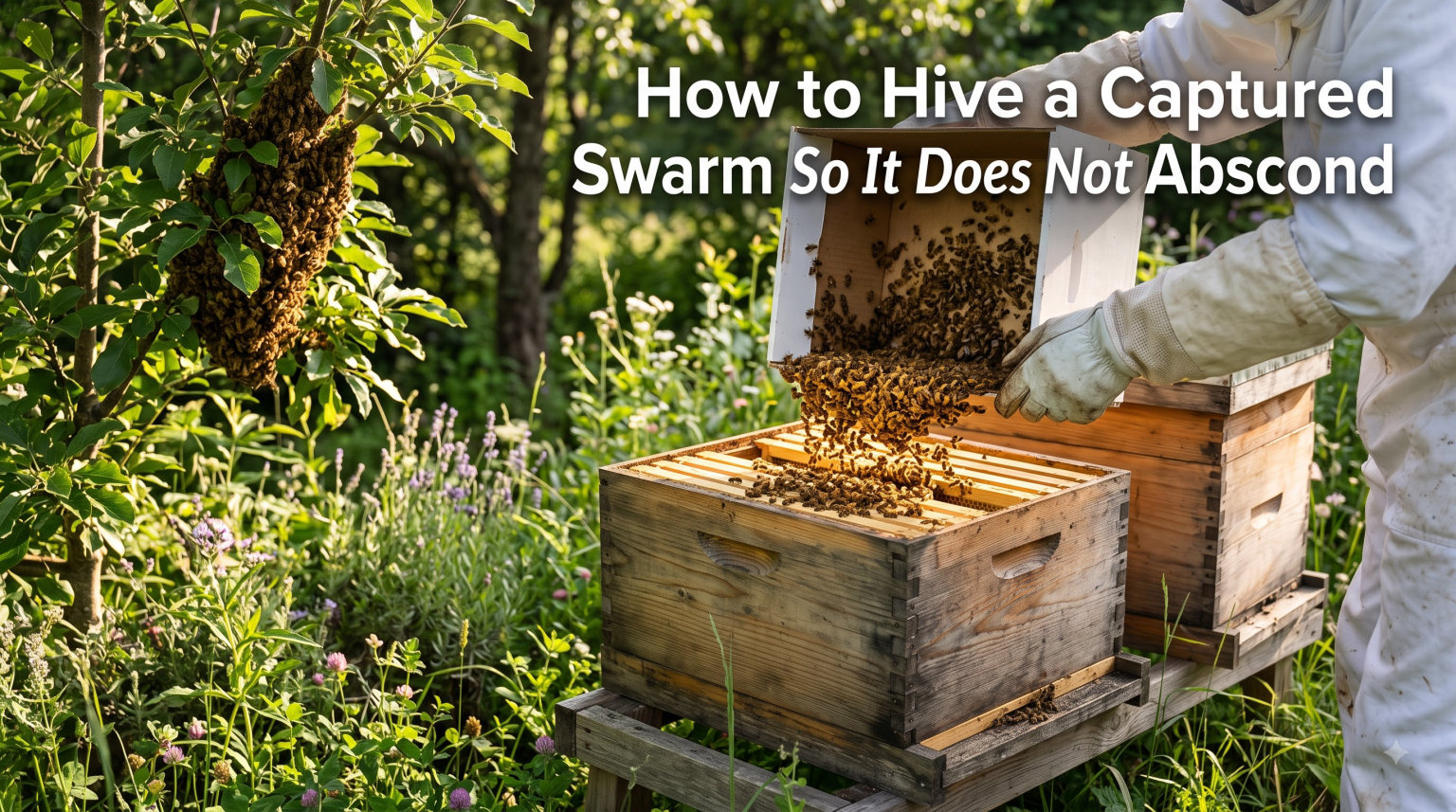 How to Hive a Captured Swarm So It Does Not Abscond