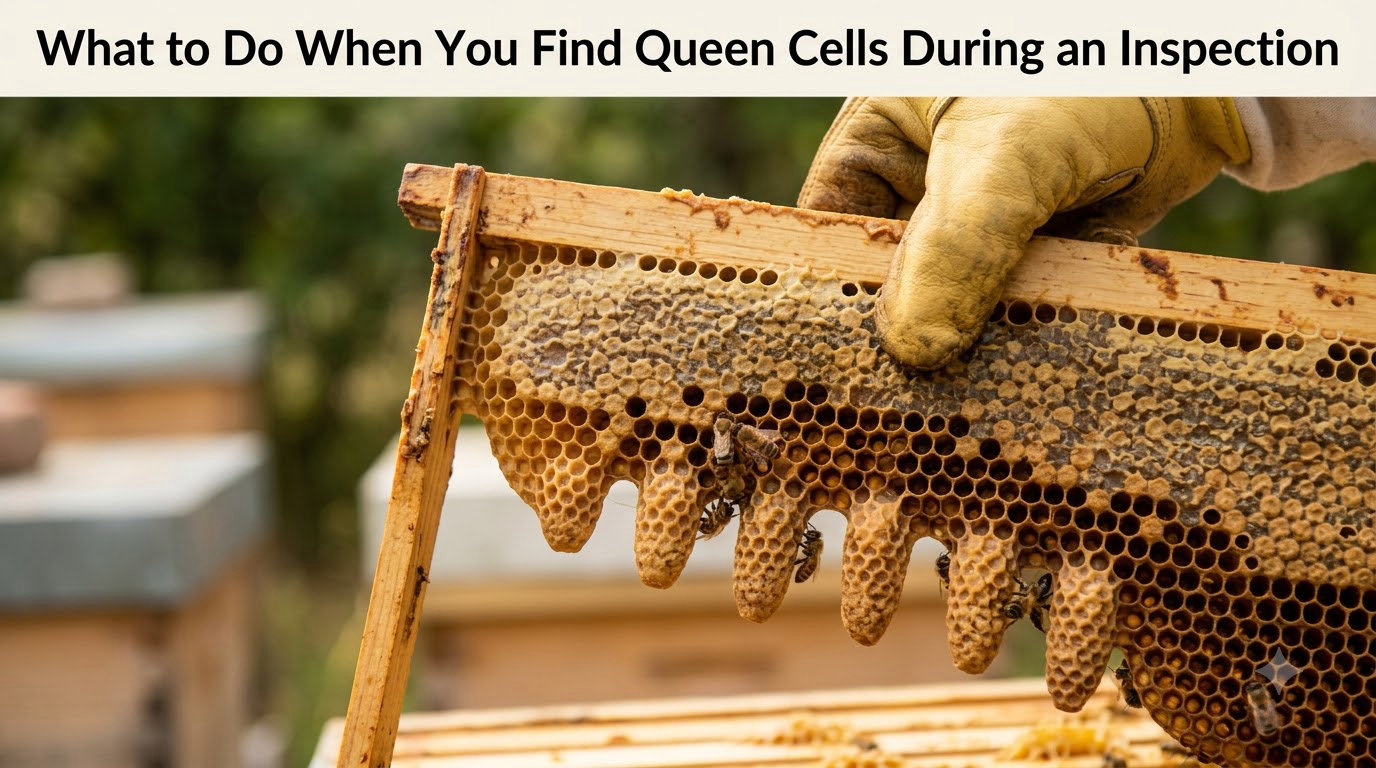What to Do When You Find Queen Cells During an Inspection