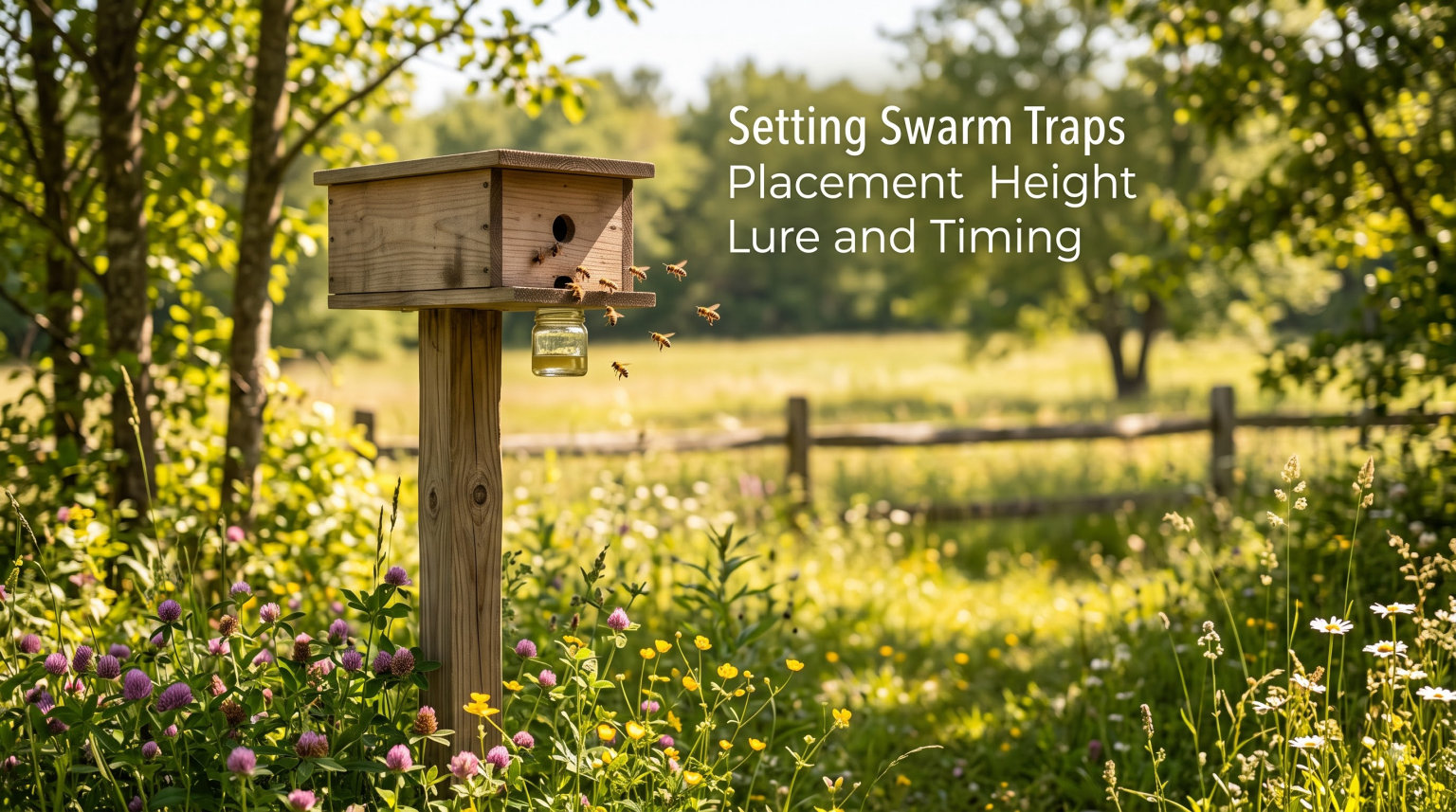 Setting Swarm Traps Placement Height Lure and Timing