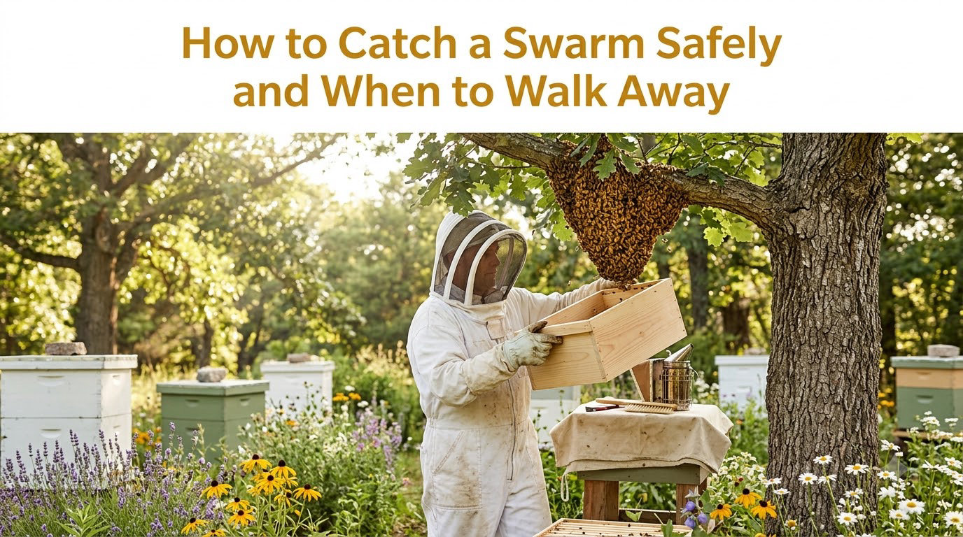 How to Catch a Swarm Safely and When to Walk Away