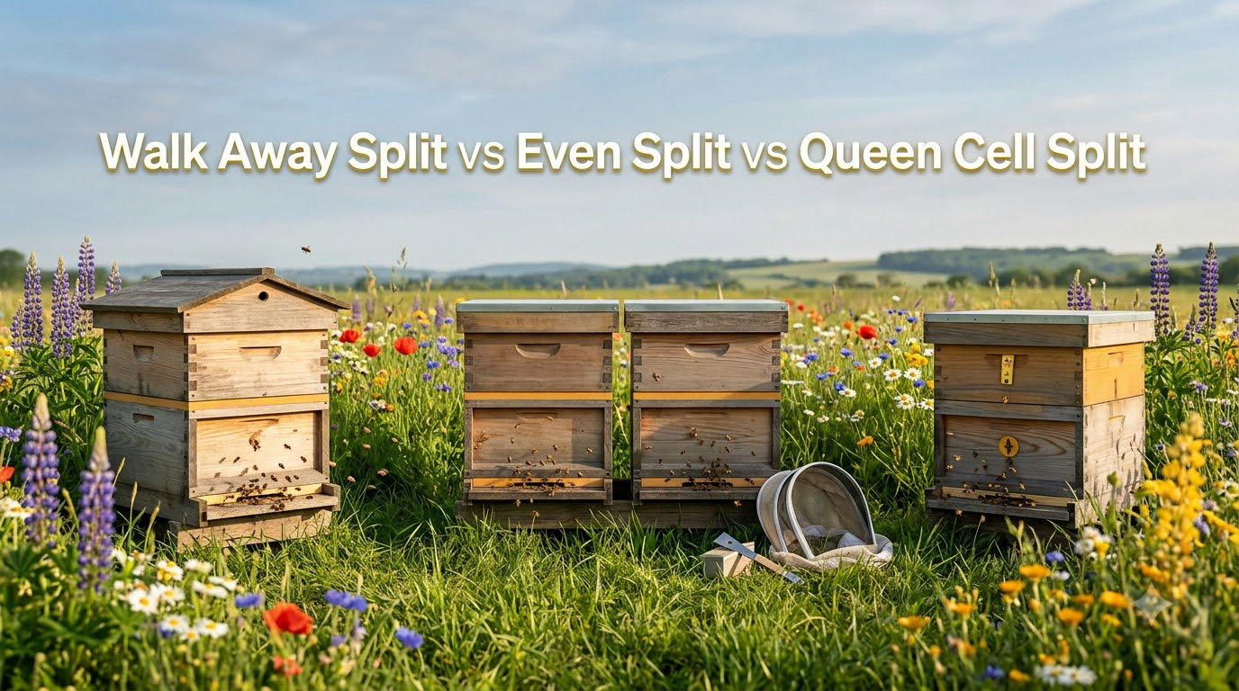 Walk Away Split vs Even Split vs Queen Cell Split