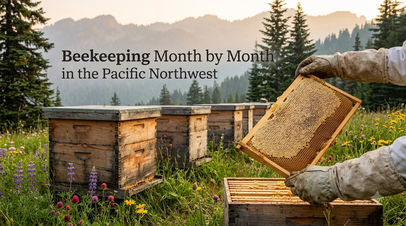 Beekeeping Month by Month in the Pacific Northwest