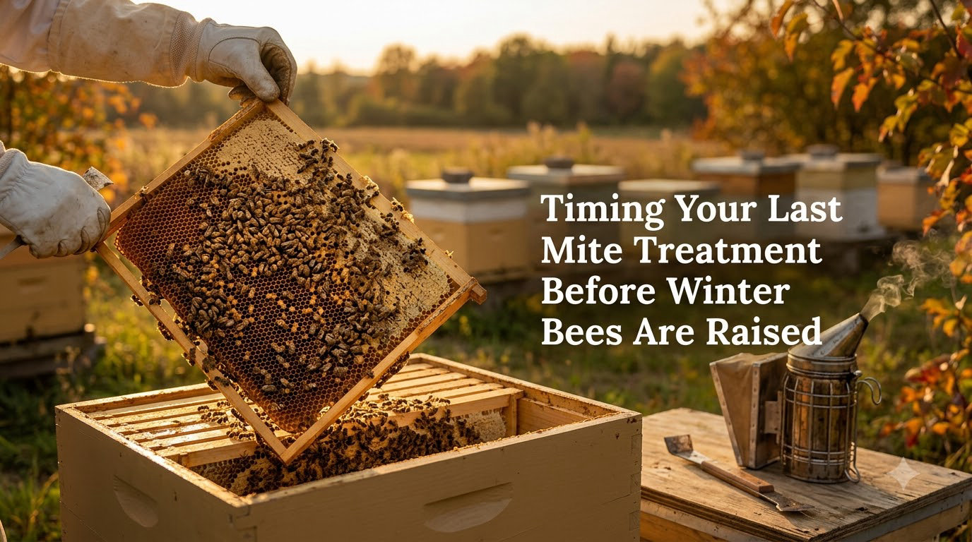 Timing Your Last Mite Treatment Before Winter Bees Are Raised