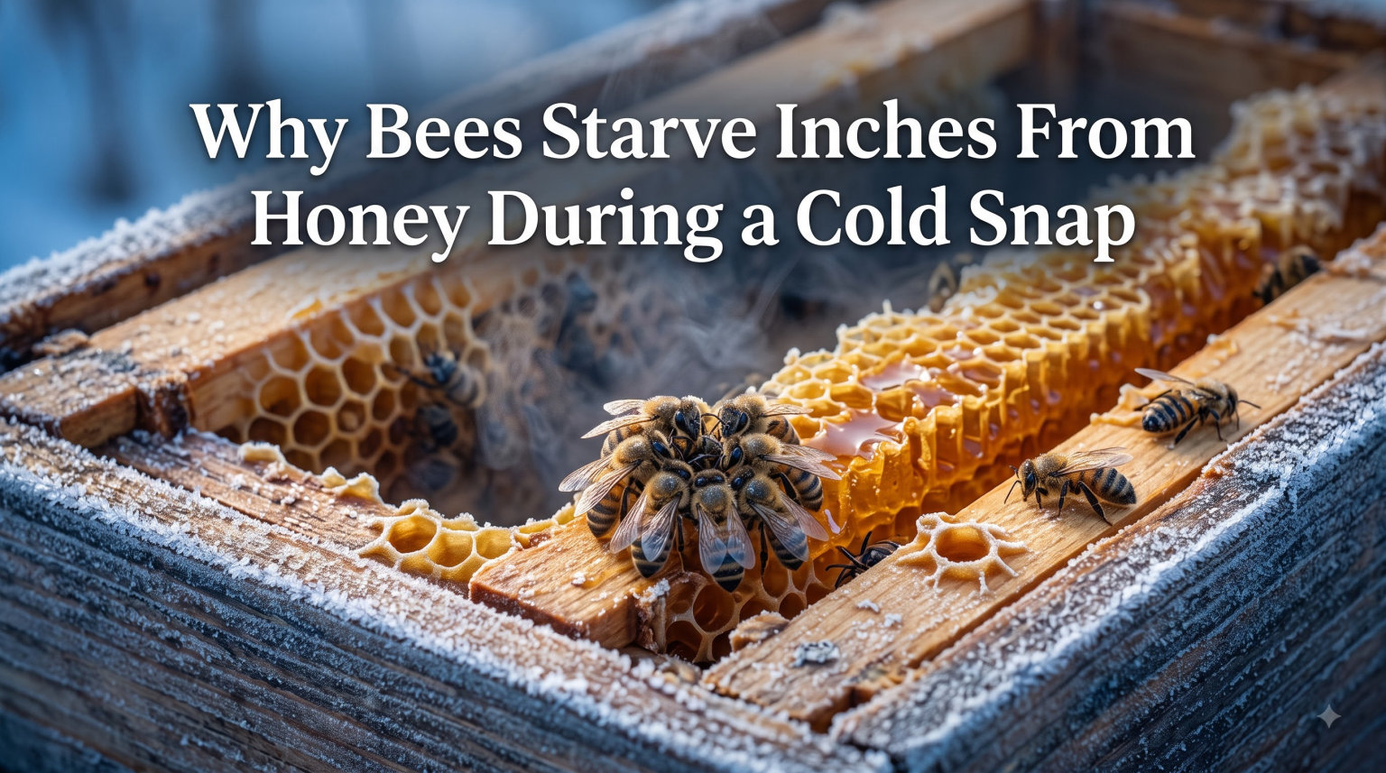 Why Bees Starve Inches From Honey During a Cold Snap