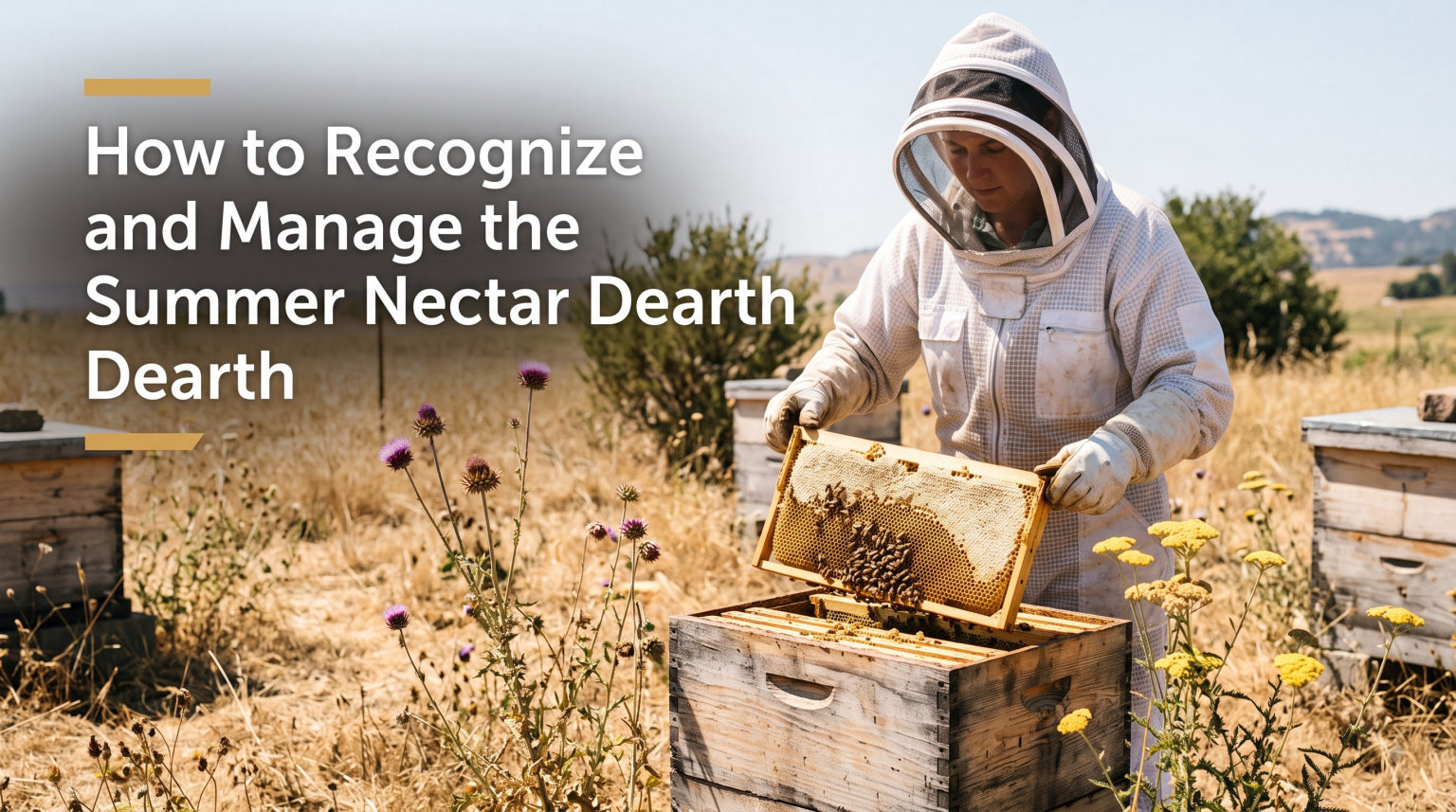 How to Recognize and Manage the Summer Nectar Dearth