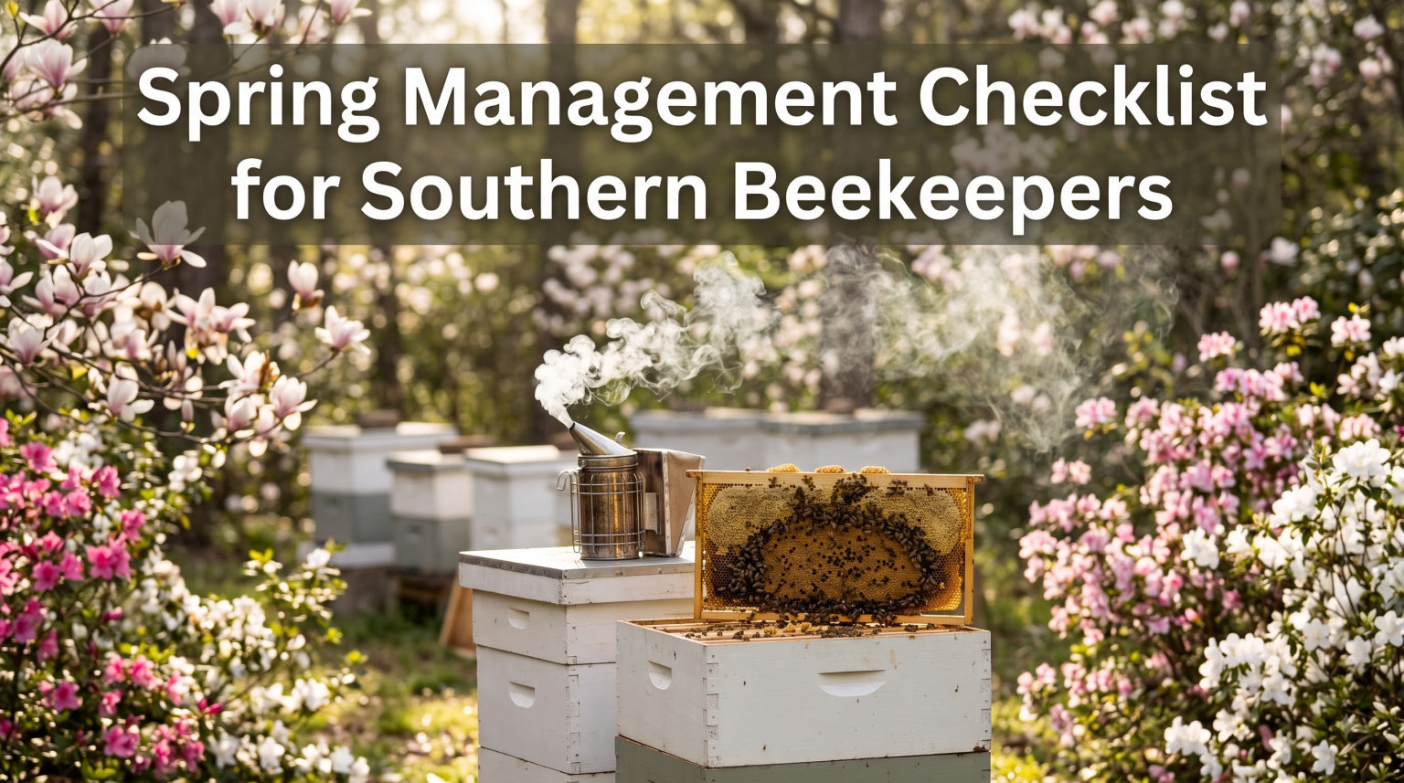 Spring Management Checklist for Southern Beekeepers
