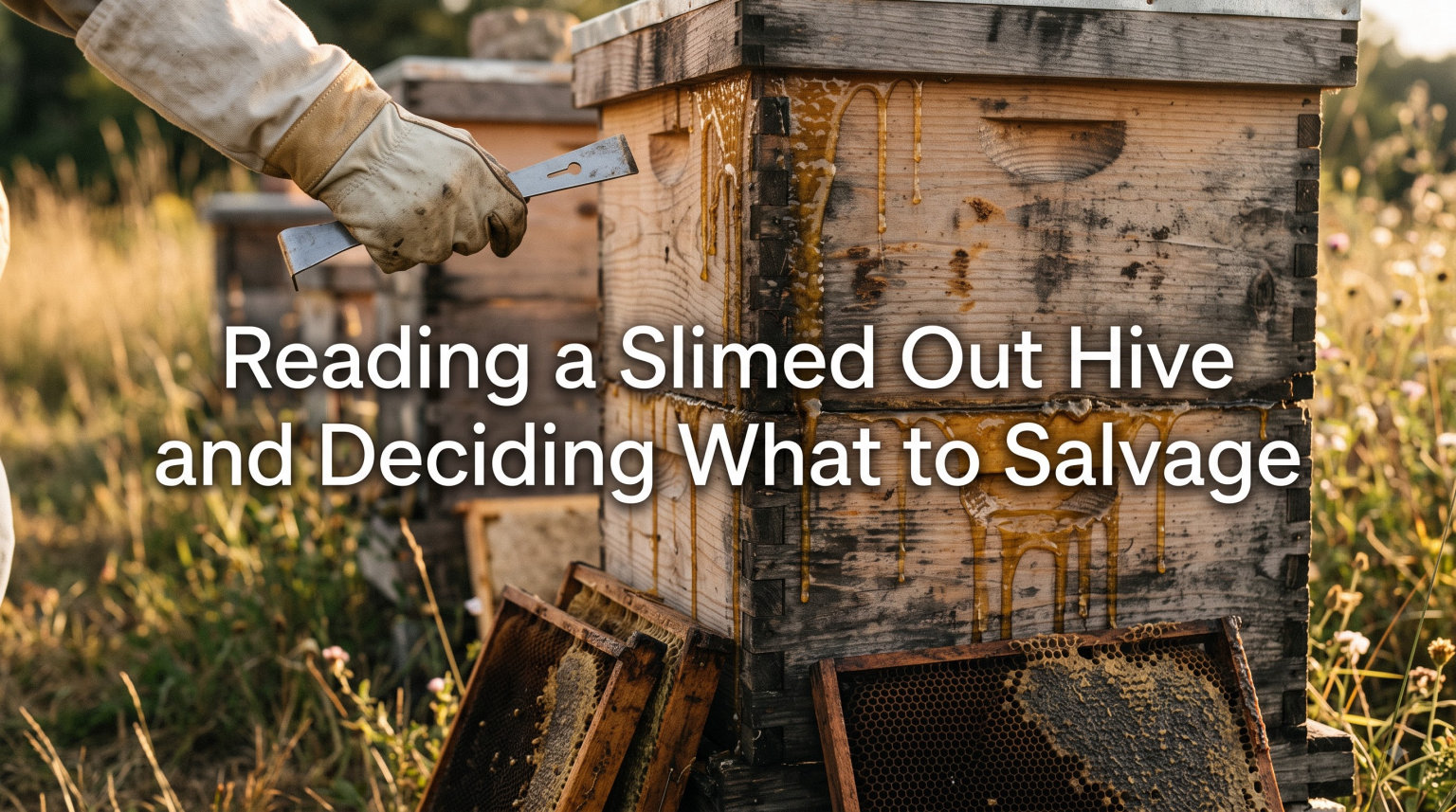 Reading a Slimed Out Hive and Deciding What to Salvage