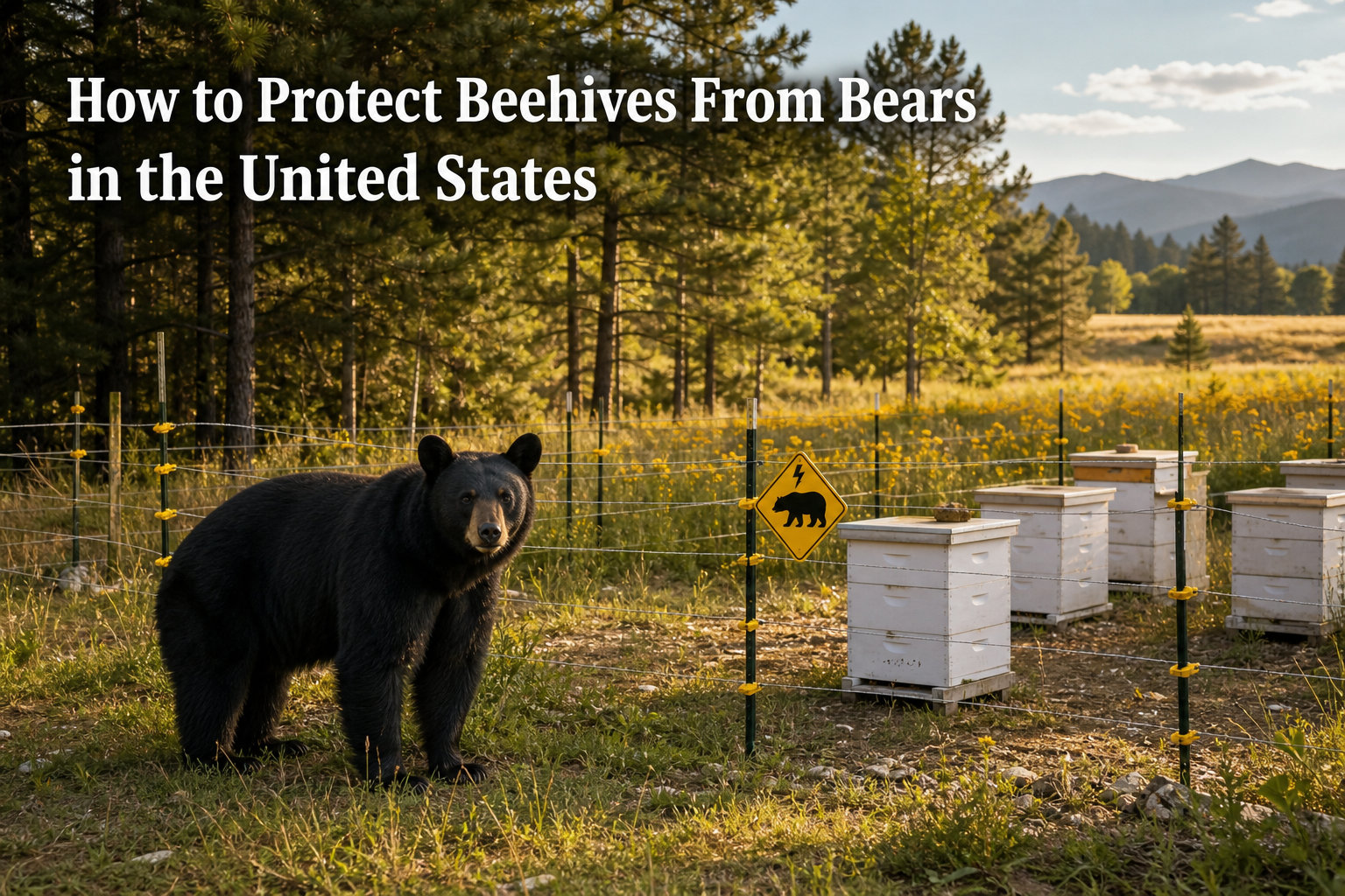 How to Protect Beehives From Bears in the United States