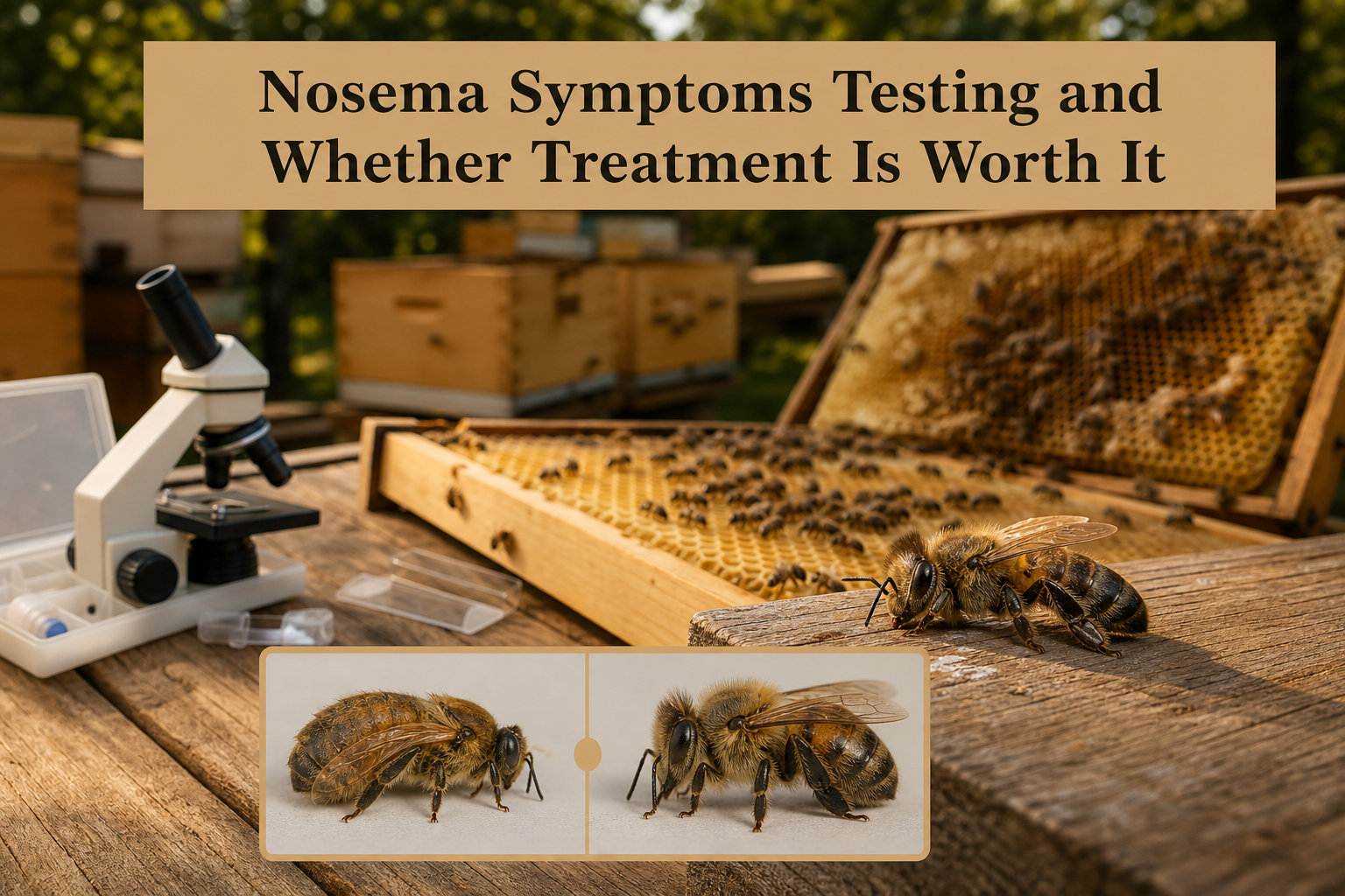 Nosema Symptoms Testing and Whether Treatment Is Worth It