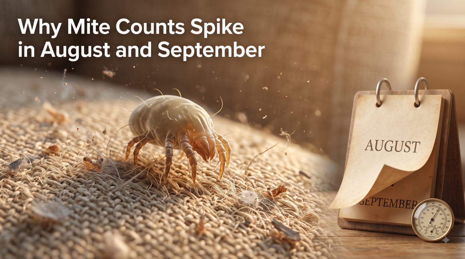 Why Mite Counts Spike in August and September