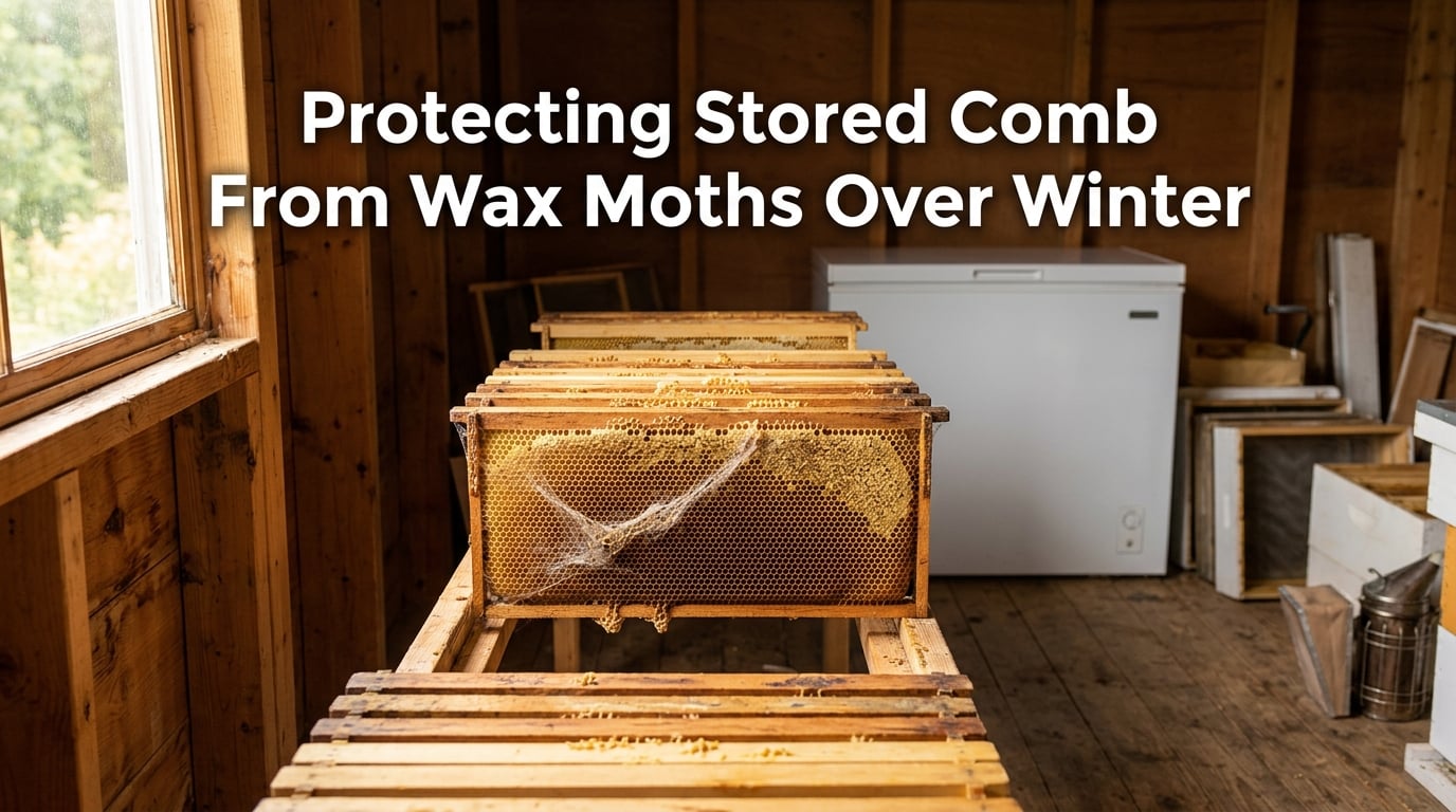 Protecting Stored Comb From Wax Moths Over Winter