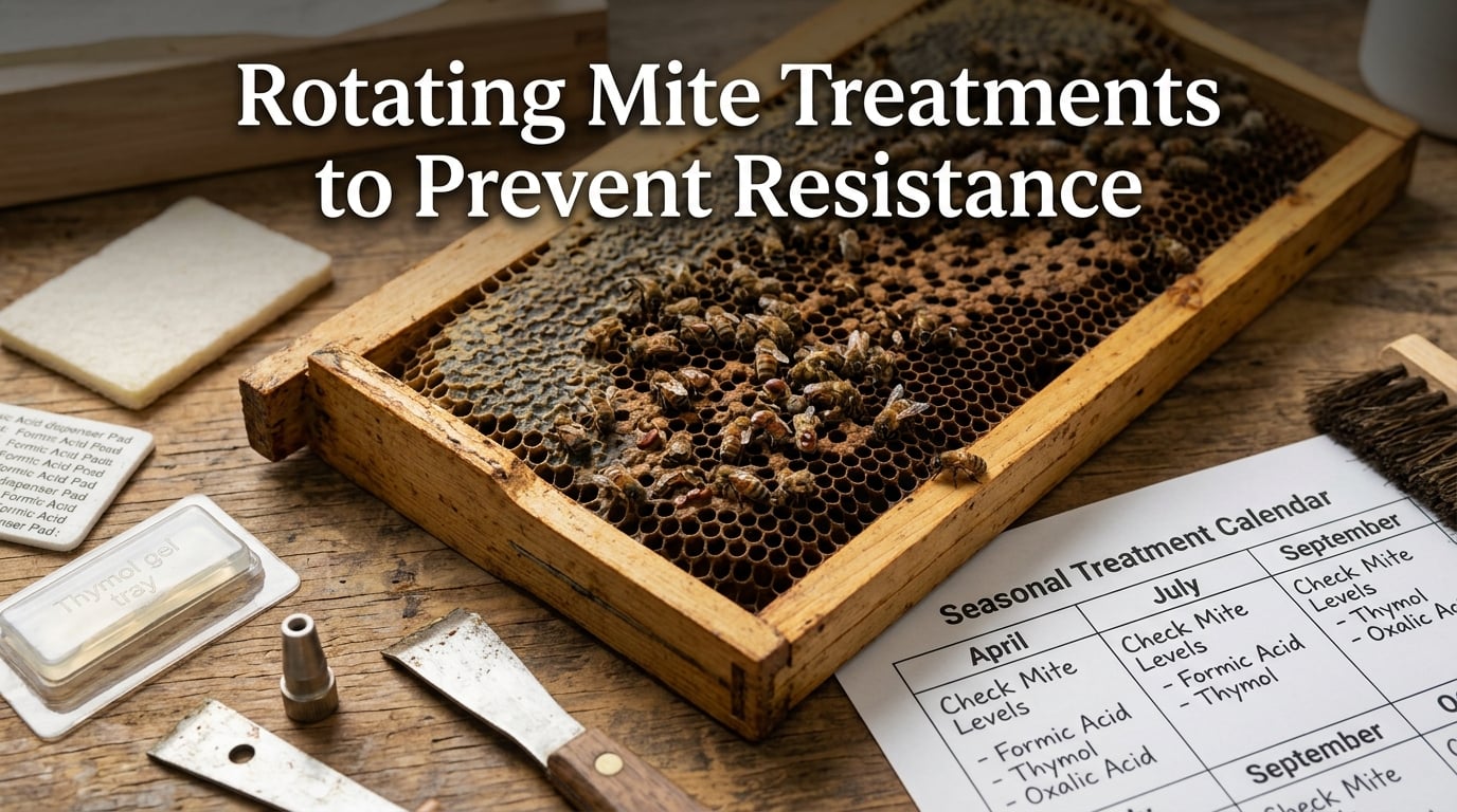 Rotating Mite Treatments to Prevent Resistance