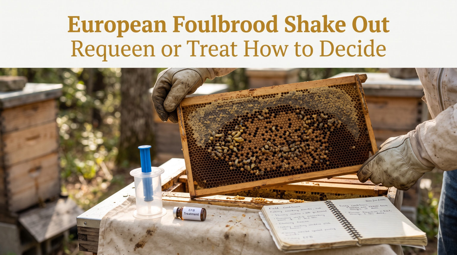 European Foulbrood Shake Out Requeen or Treat How to Decide