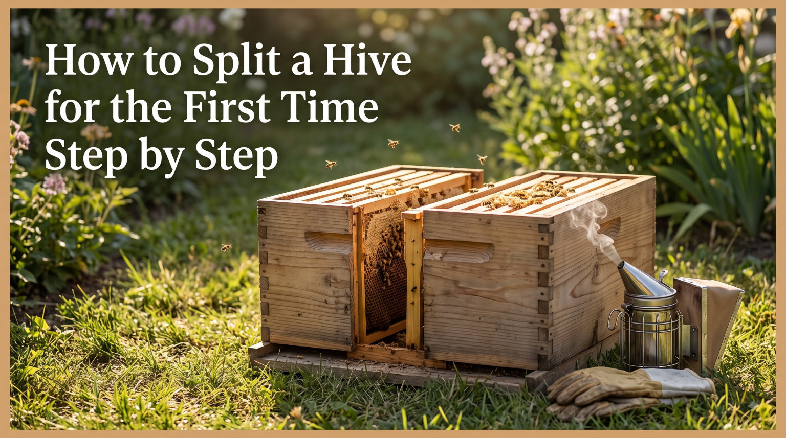 How to Split a Hive for the First Time Step by Step