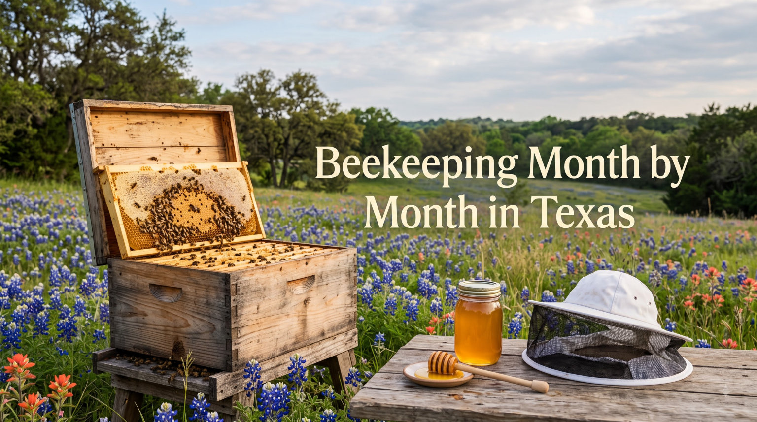 Beekeeping Month by Month in Texas