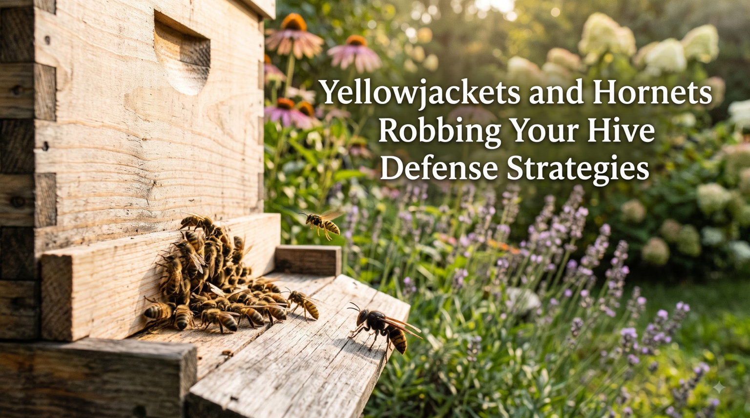 Yellowjackets and Hornets Robbing Your Hive Defense Strategies