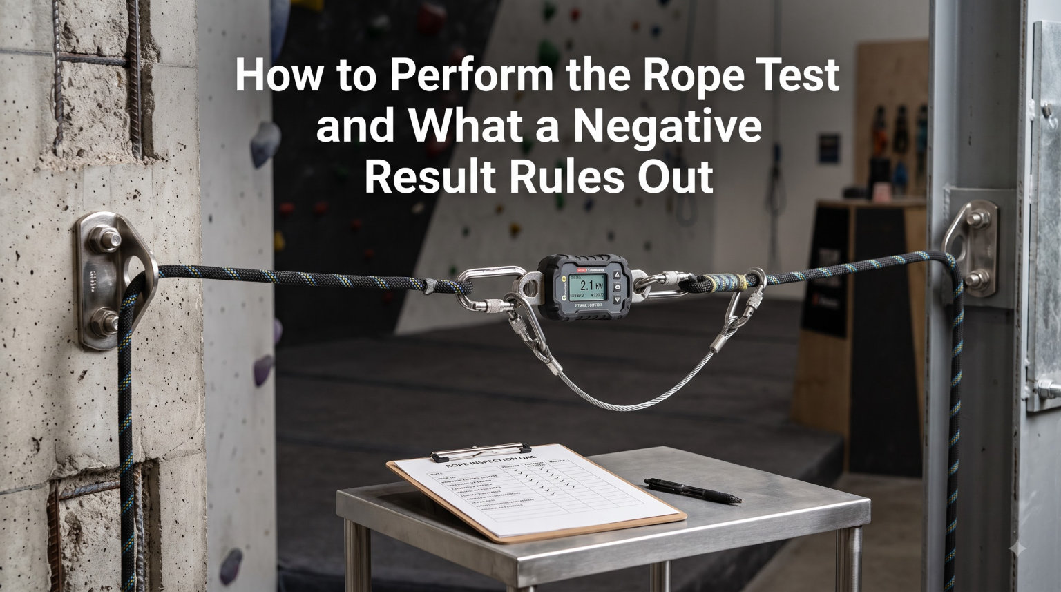 How to Perform the Rope Test and What a Negative Result Rules Out
