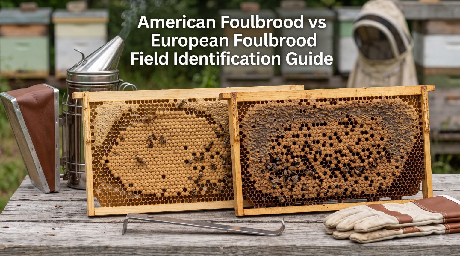 American Foulbrood vs European Foulbrood Field Identification Guide