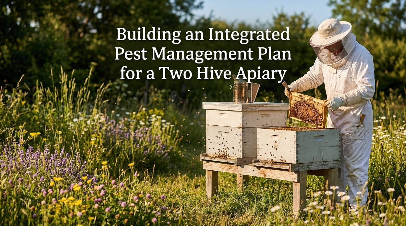 Building an Integrated Pest Management Plan for a Two Hive Apiary