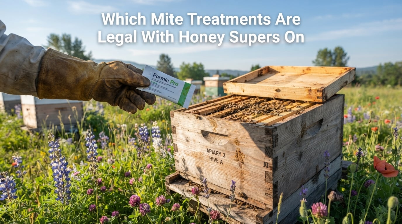 Which Mite Treatments Are Legal With Honey Supers On