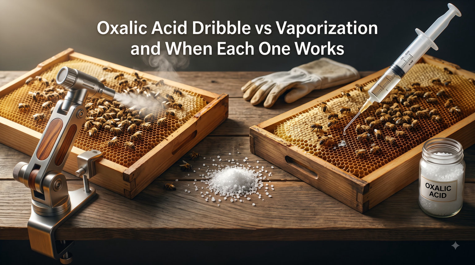 Oxalic Acid Dribble vs Vaporization and When Each One Works