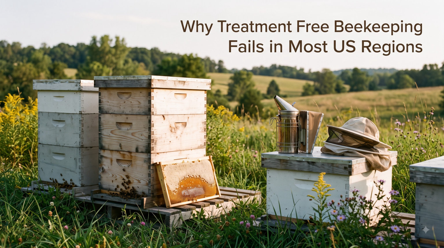 Why Treatment Free Beekeeping Fails in Most US Regions