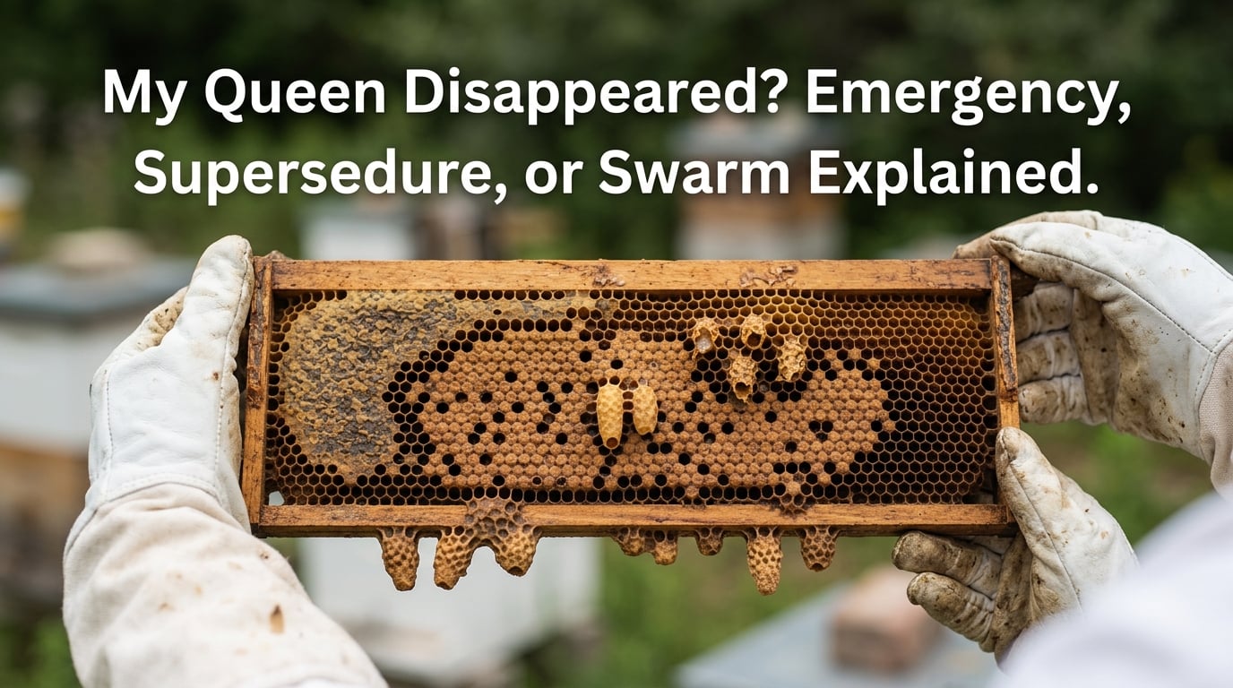 My Queen Disappeared Emergency Supersedure or Swarm Explained