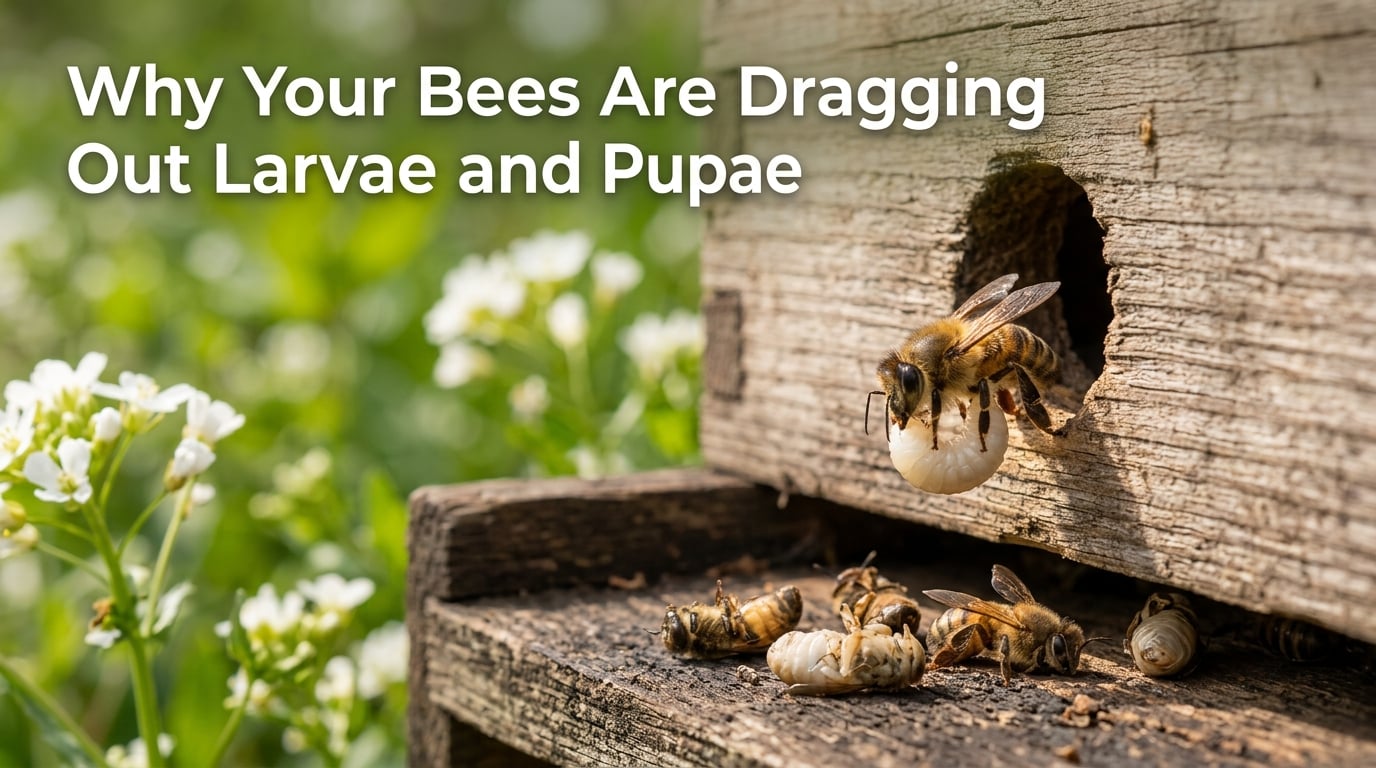 Why Your Bees Are Dragging Out Larvae and Pupae
